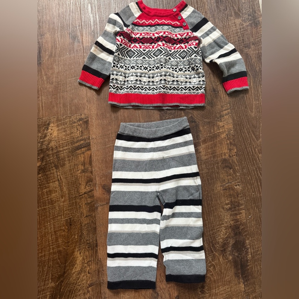 Hanna Anderson sweater and pants